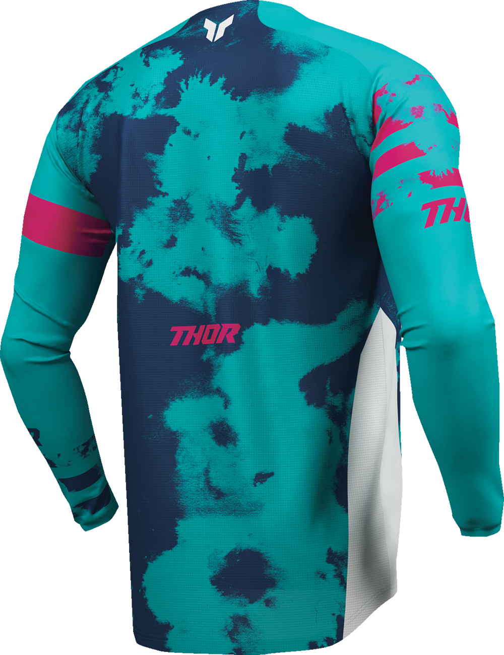 Youth - Thor Launchmode Bleach Jersey - White/Aqua