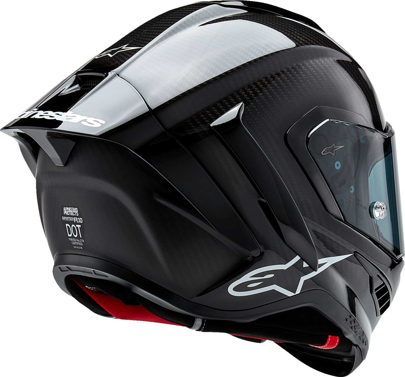 Adult - Alpinestars Supertech R10 Helmet - Carbon Black