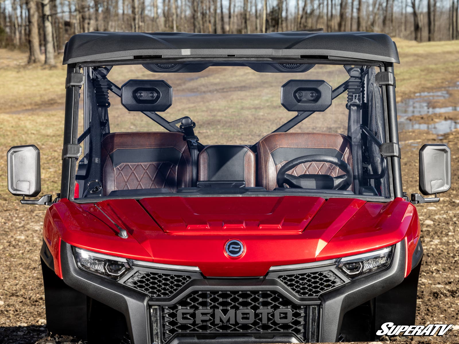 CFMOTO UFORCE U10 PRO SCRATCH-RESISTANT FULL WINDSHIELD