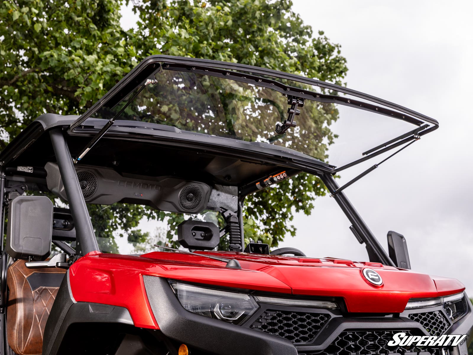 CFMOTO UFORCE U10 PRO SCRATCH-RESISTANT FLIP WINDSHIELD