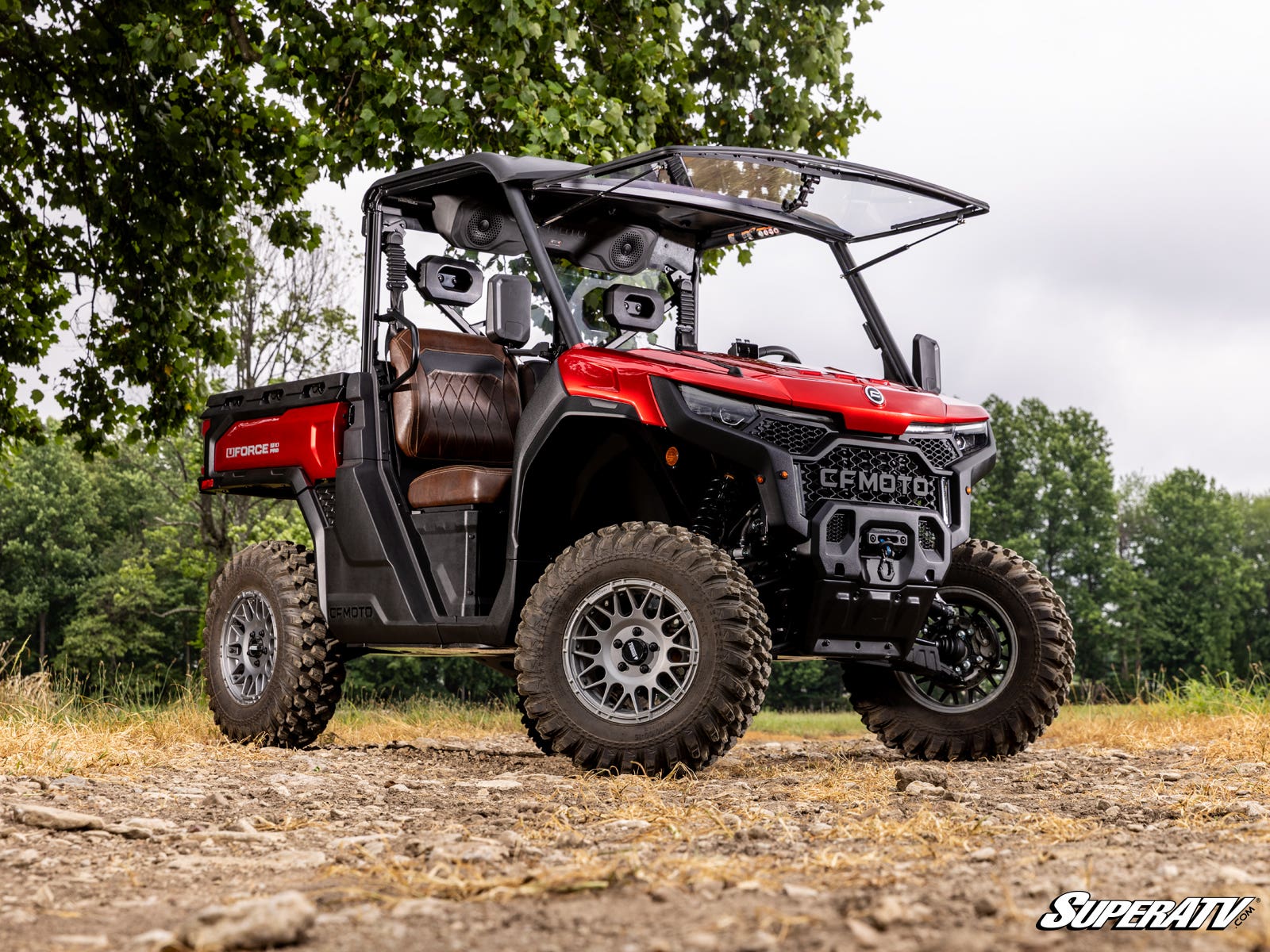 CFMOTO UFORCE U10 PRO SCRATCH-RESISTANT FLIP WINDSHIELD