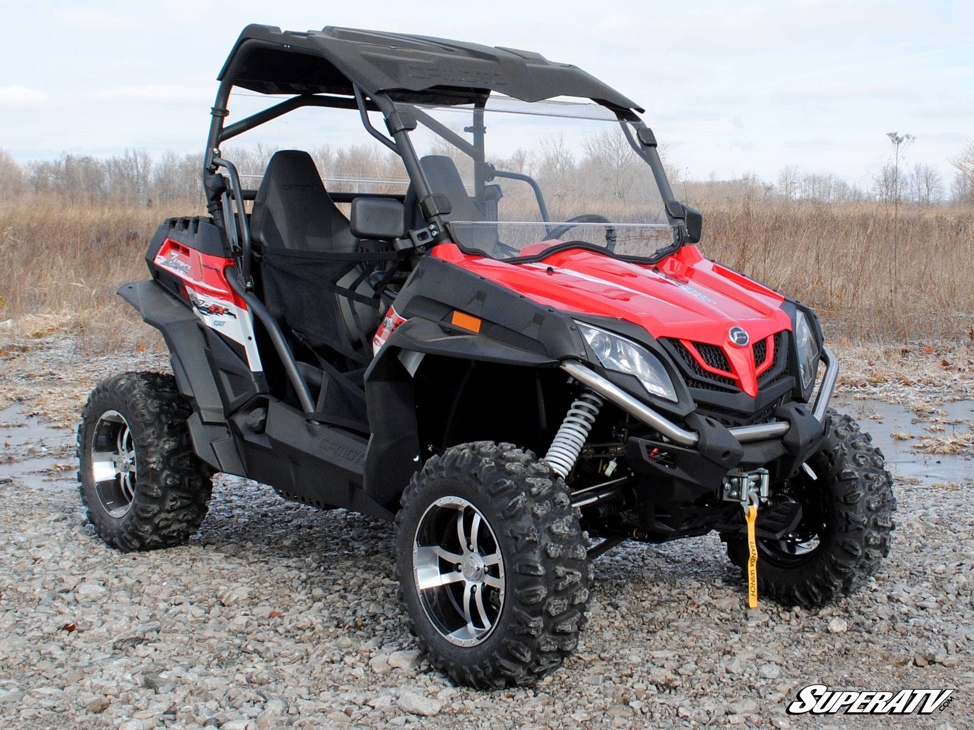 CFMOTO ZFORCE 500 SCRATCH-RESISTANT FULL WINDSHIELD