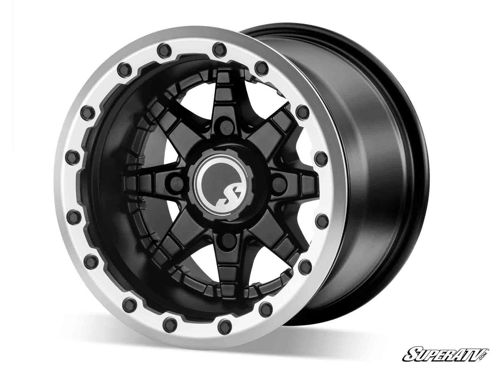 STANDARD XT WARRIOR TIRES 35X10X15 ON 15X10 HEALY LOCK SERIES BEADLOCK WHEELS 4/137 PATTERN