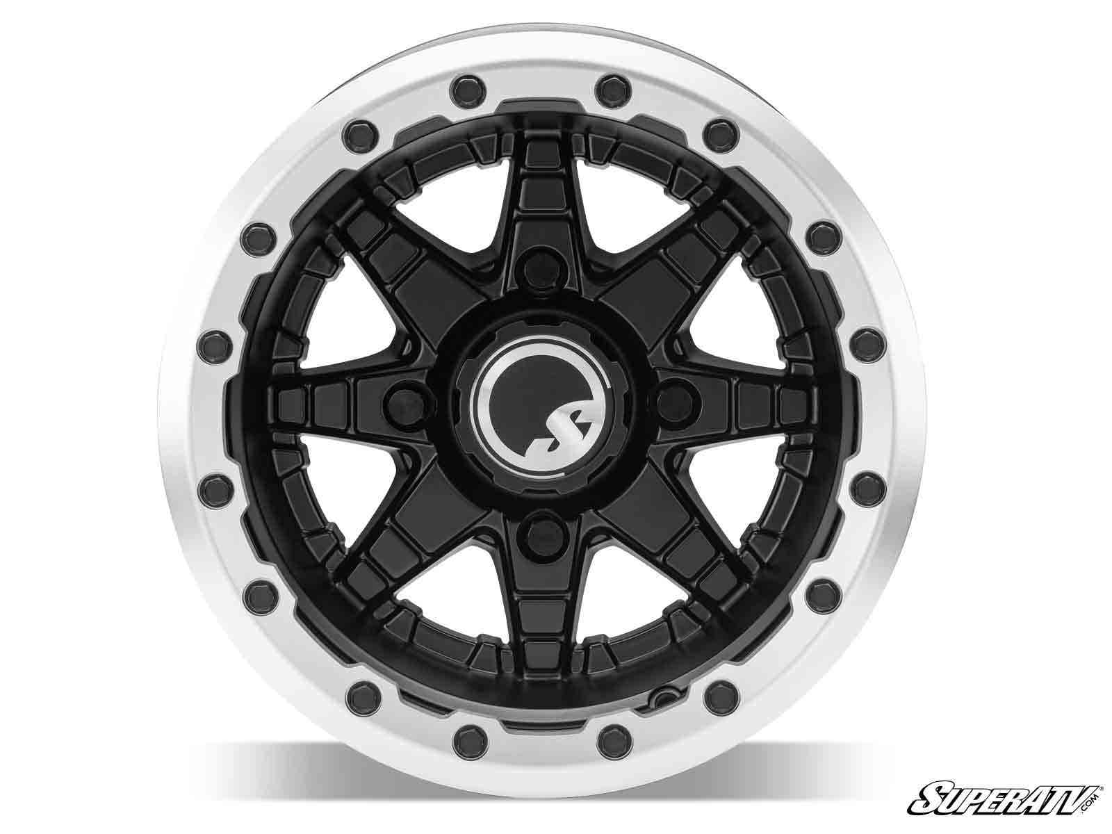 STANDARD XT WARRIOR TIRES 35X10X15 ON 15X10 HEALY LOCK SERIES BEADLOCK WHEELS 4/137 PATTERN