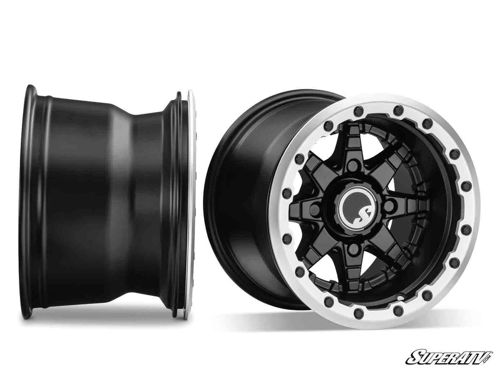 STANDARD XT WARRIOR TIRES 35X10X15 ON 15X10 HEALY LOCK SERIES BEADLOCK WHEELS 4/137 PATTERN