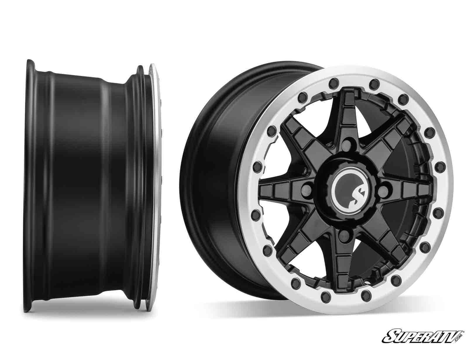 INTIMIDATOR TIRES 28X10X14 ON 14" HEALY LOCK SERIES WHEELS 4/156 PATTERN