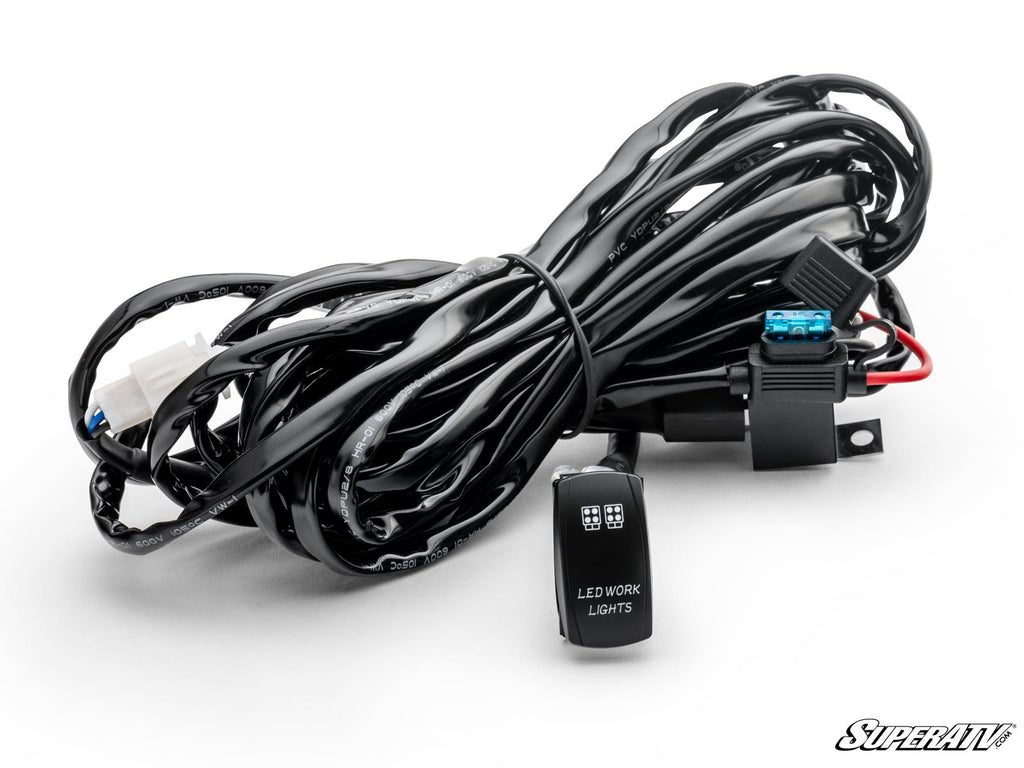 LED LIGHT WIRING HARNESS WITH ROCKER SWITCH