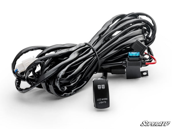 LED LIGHT WIRING HARNESS WITH ROCKER SWITCH