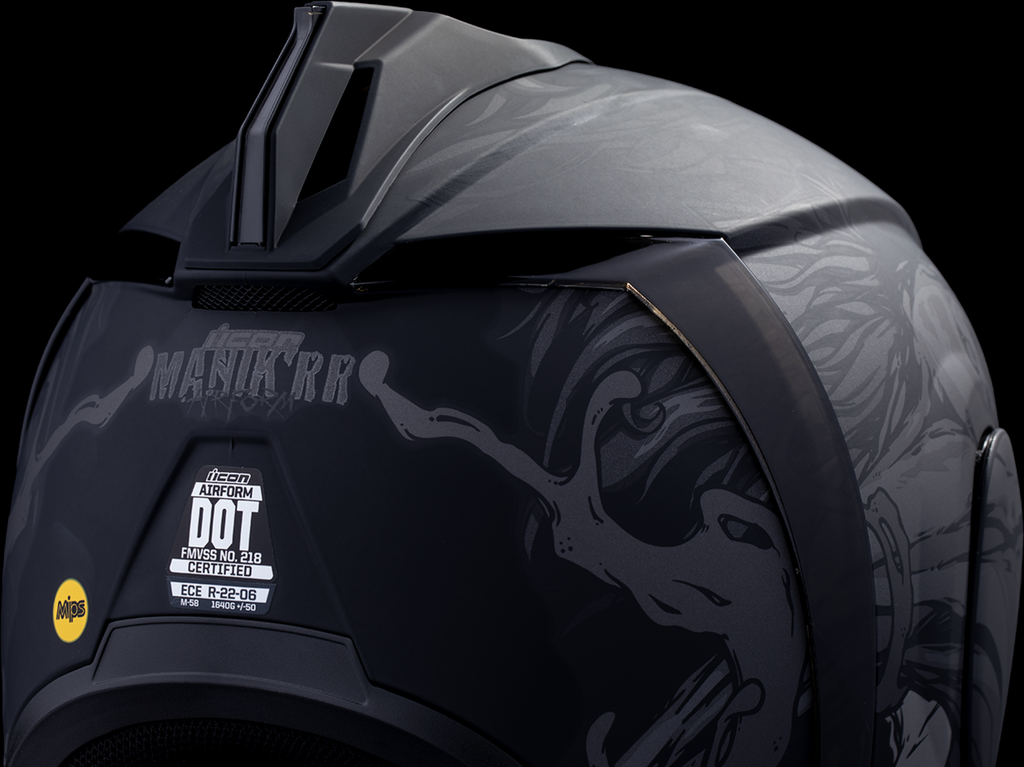 Adult - Icon Airform™ Manik'RR MIPS® Helmet - Dark Black