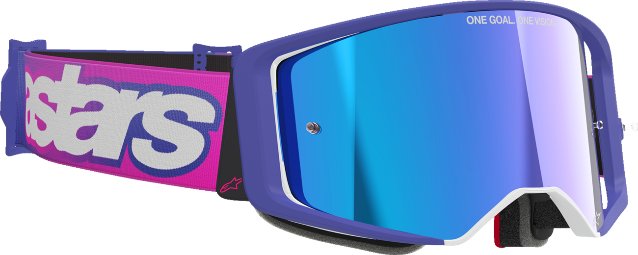 Alpinestars Supertech Vision Goggle - Vista - Purple Fluo/Pink