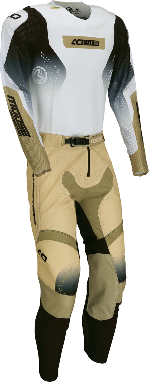 Adult - Moose Alpha One Jersey - Tan/Black