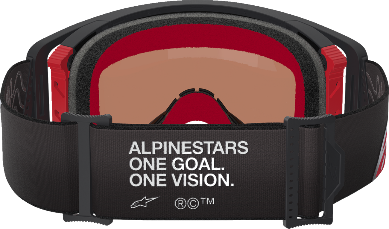 Alpinestars Supertech Goggle - Corp - Black/Red