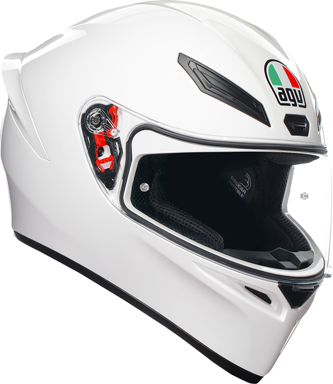 Adult - AGV K1 S Solid Helmet - White