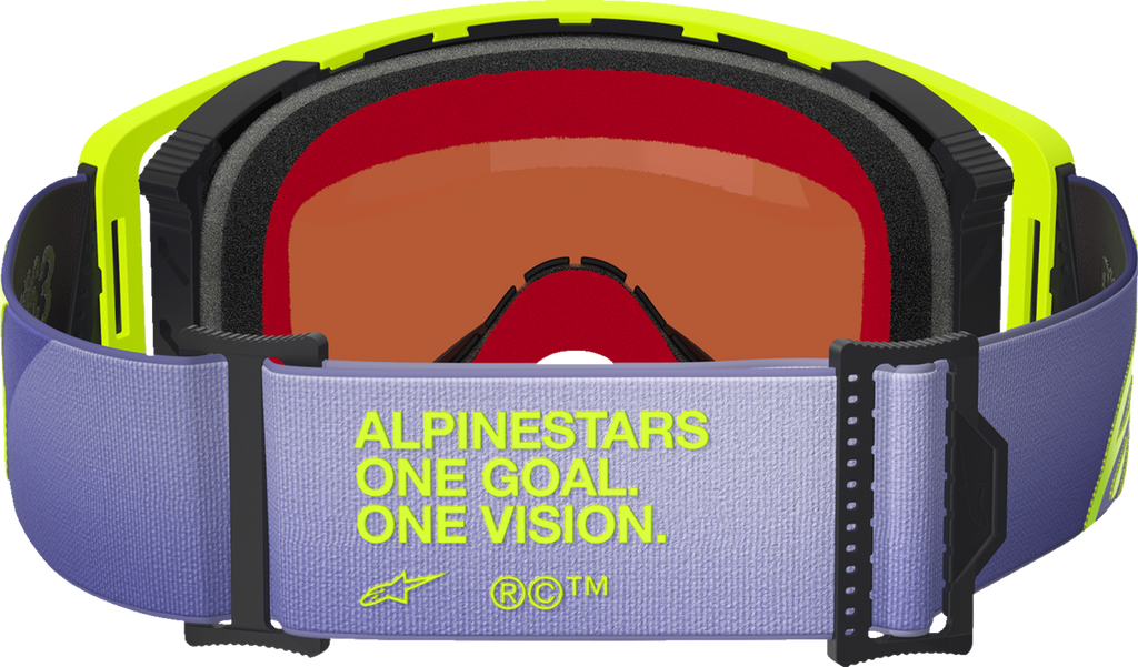 Alpinestars Supertech Goggle - Corp - Purple/Yellow