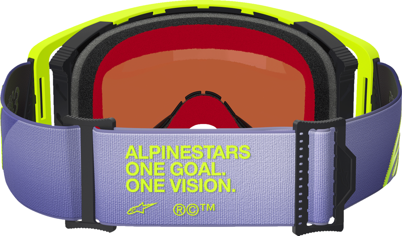 Alpinestars Supertech Goggle - Corp - Purple/Yellow