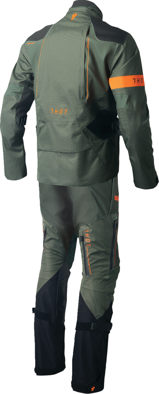 Adult - Thor Range Jersey - Army Green/Orange