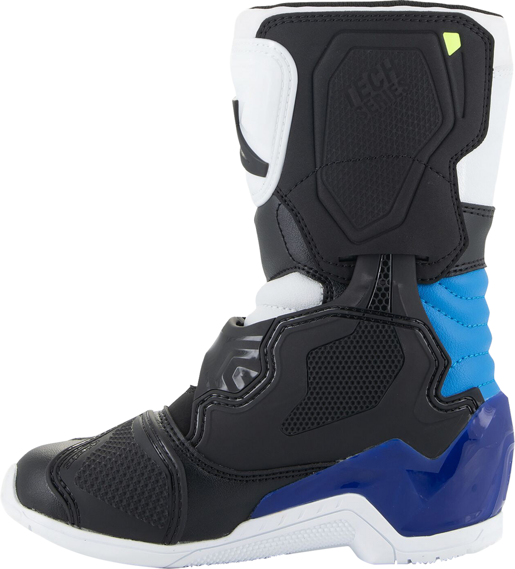 Adult - Alpinestars Kids Tech 3S Boots - White/Black/Blue