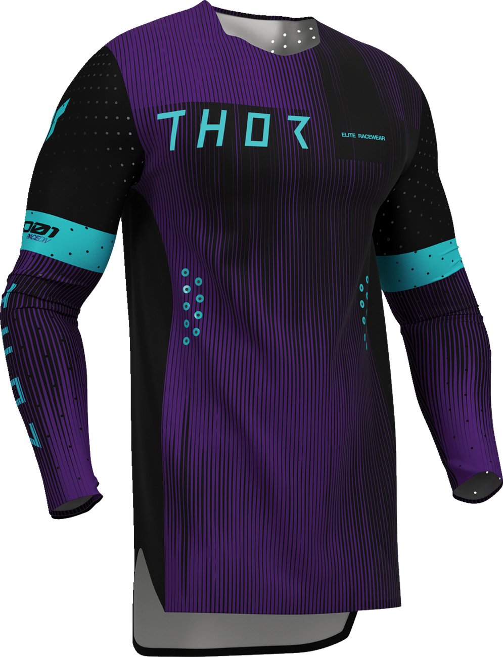 Adult - Thor Sportmode Vanish Jersey - Black/Purple