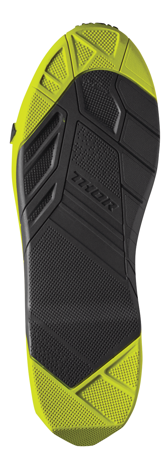 Adult - Thor Radial MX Boots - Gray/Fluorescent Yellow