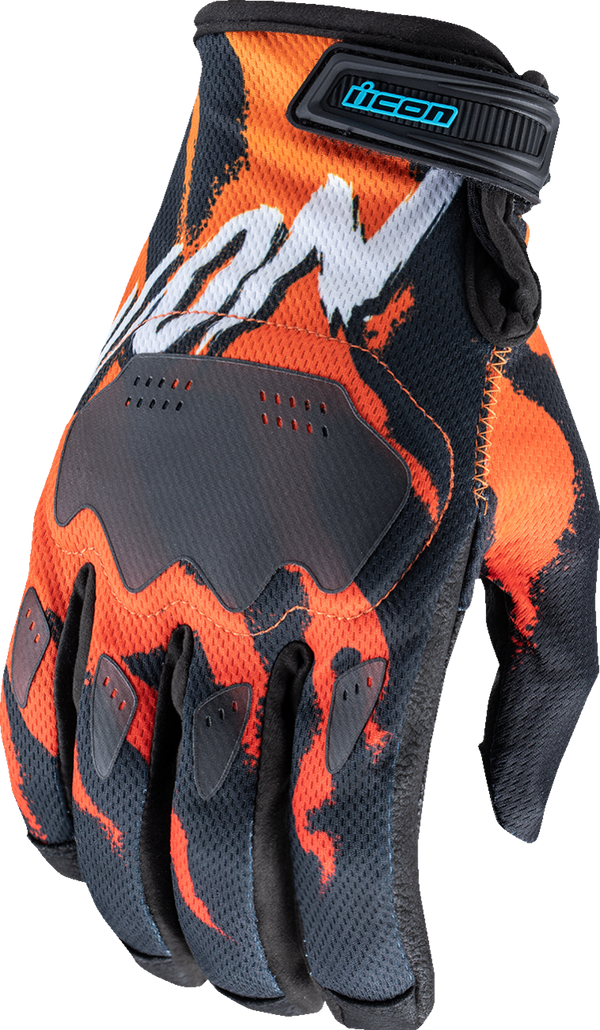 Adult - Icon Hooligan™ Rad Dawn Gloves - Orange