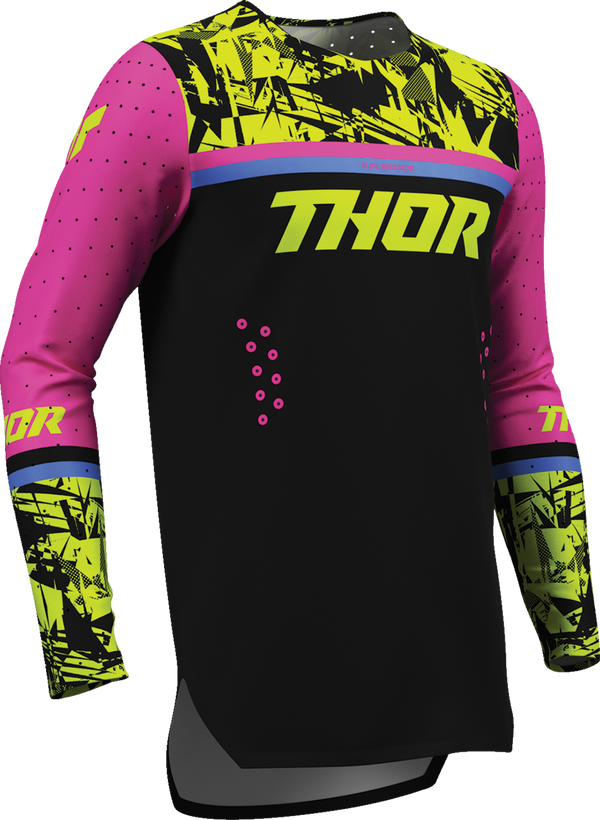 Youth - Thor Sportmode Punk'd Jersey - Black/Fuchsia