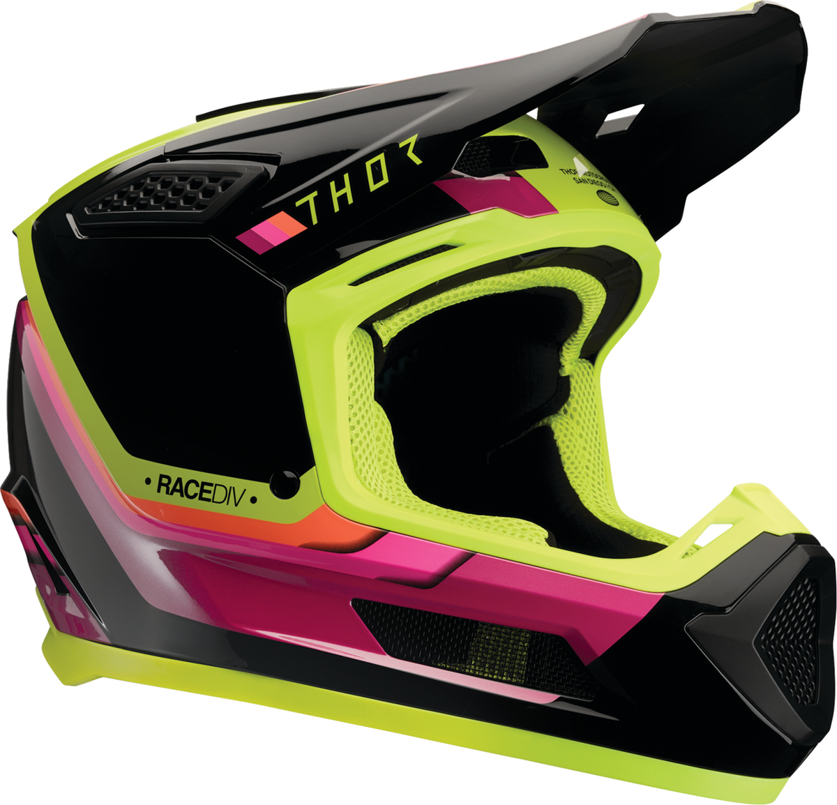 Adult - Thor Fleet Defy Helmet - Black/Acid