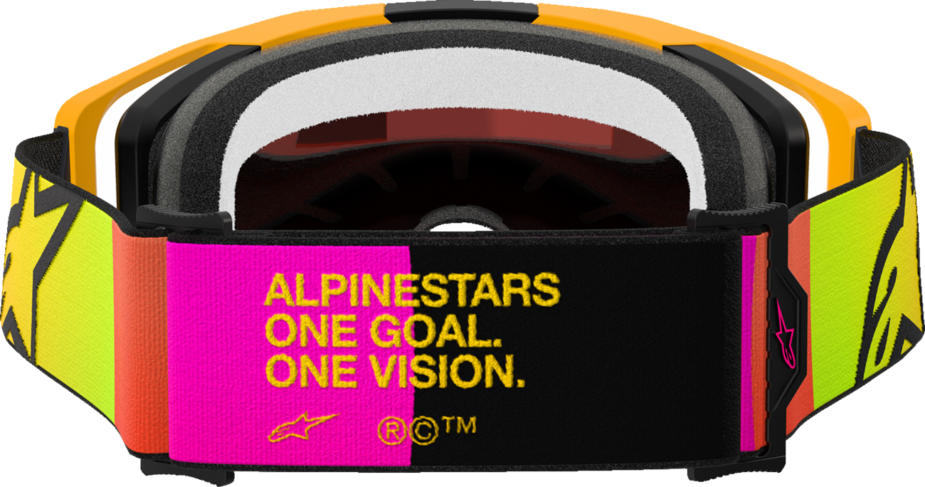 Alpinestars Vision 8 Goggle - Corp - Yellow/Pink