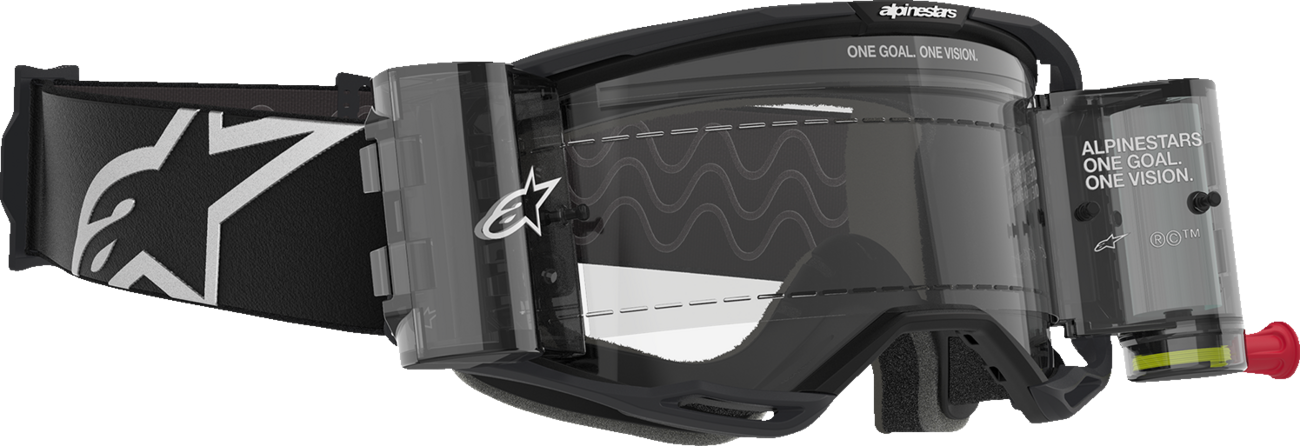 Alpinestars Vision 8 Roll-Off Goggle - Corp - Black