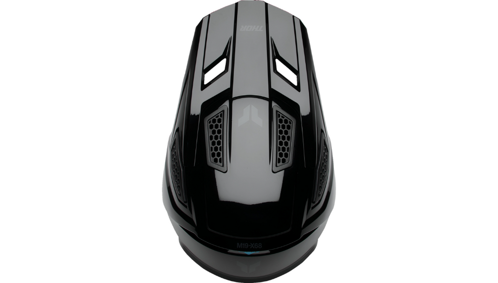 Thor | Fleet | Offroad MX Helmet | Blackout (Gloss) | Large