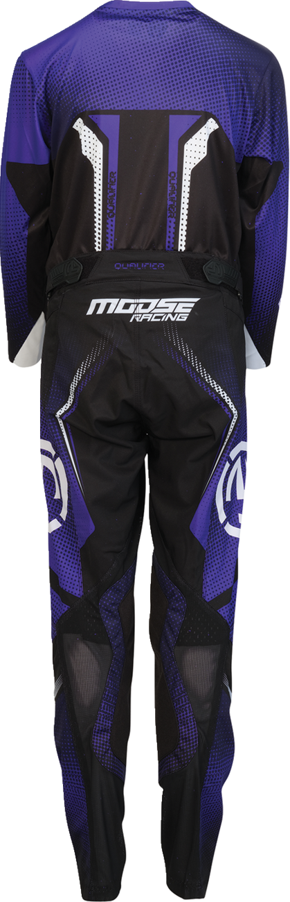 Youth - Moose Qualifier® Jersey - Purple/Black/White