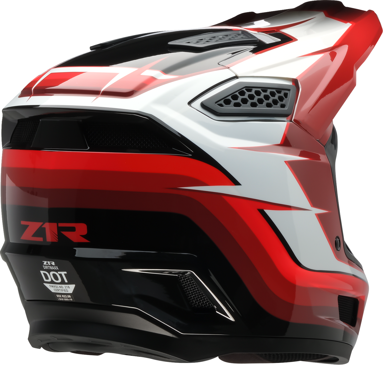 Adult - Z1R Dirt Maxx Vortex Helmet - Red/White