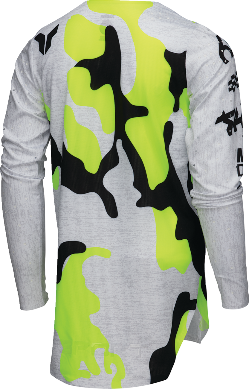 Youth - Thor Sportmode Riot Jersey - White/Acid