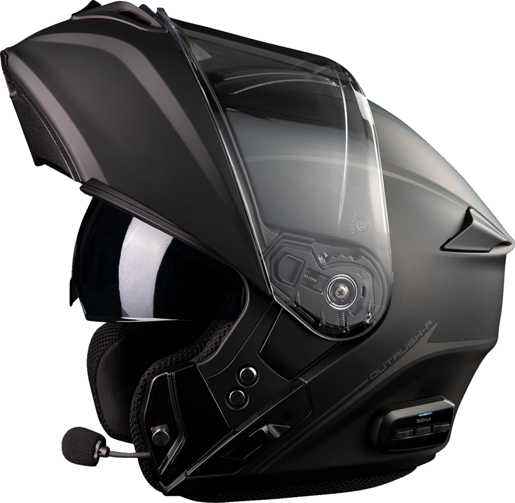 Adult - Sena Outrush R Modular Helmet - Black