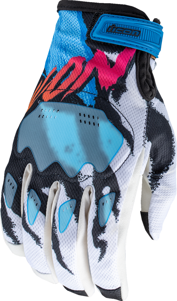 Adult - Icon Hooligan™ Rad Dawn Gloves - White