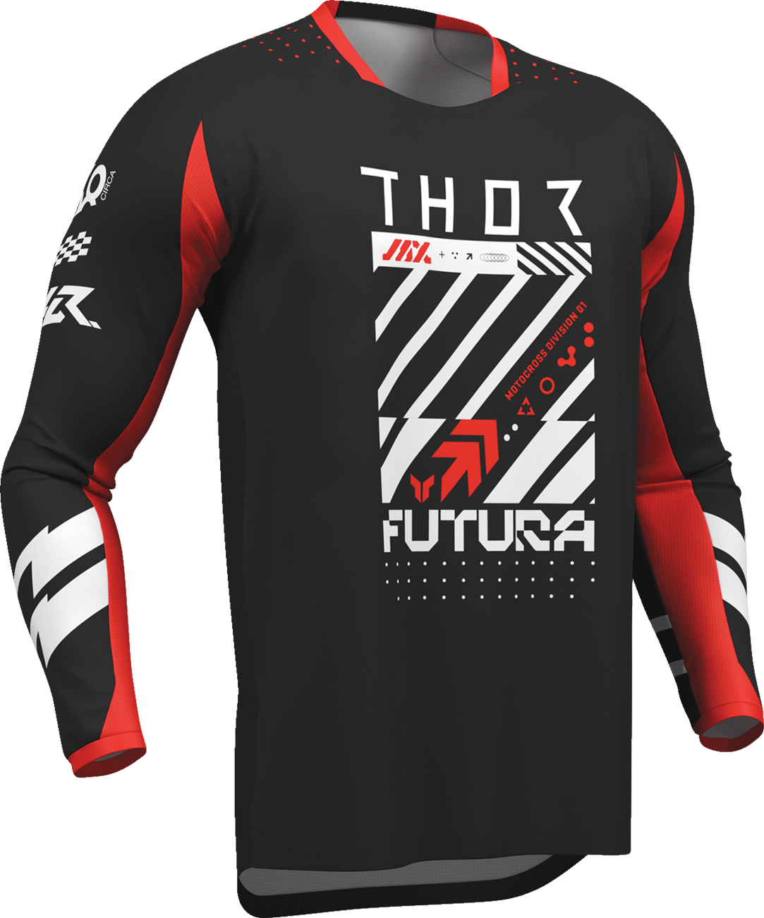 Youth - Thor Launchmode Futura Jersey - Black/Red