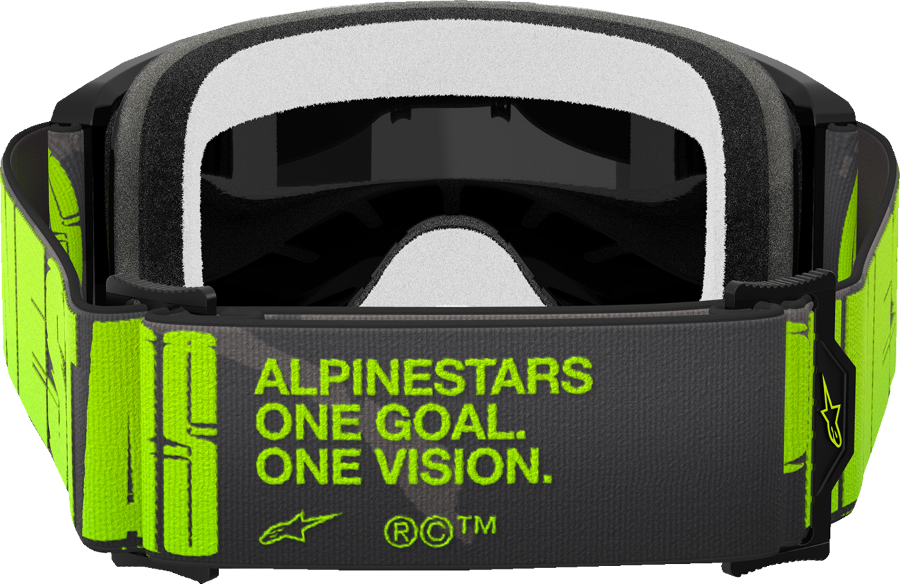 Alpinestars Vision 5 Goggle - Hollow - Charcoal/Yellow Fluo