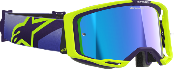 Alpinestars Vision 8 Goggle - Corp - Purple/Yellow Fluo