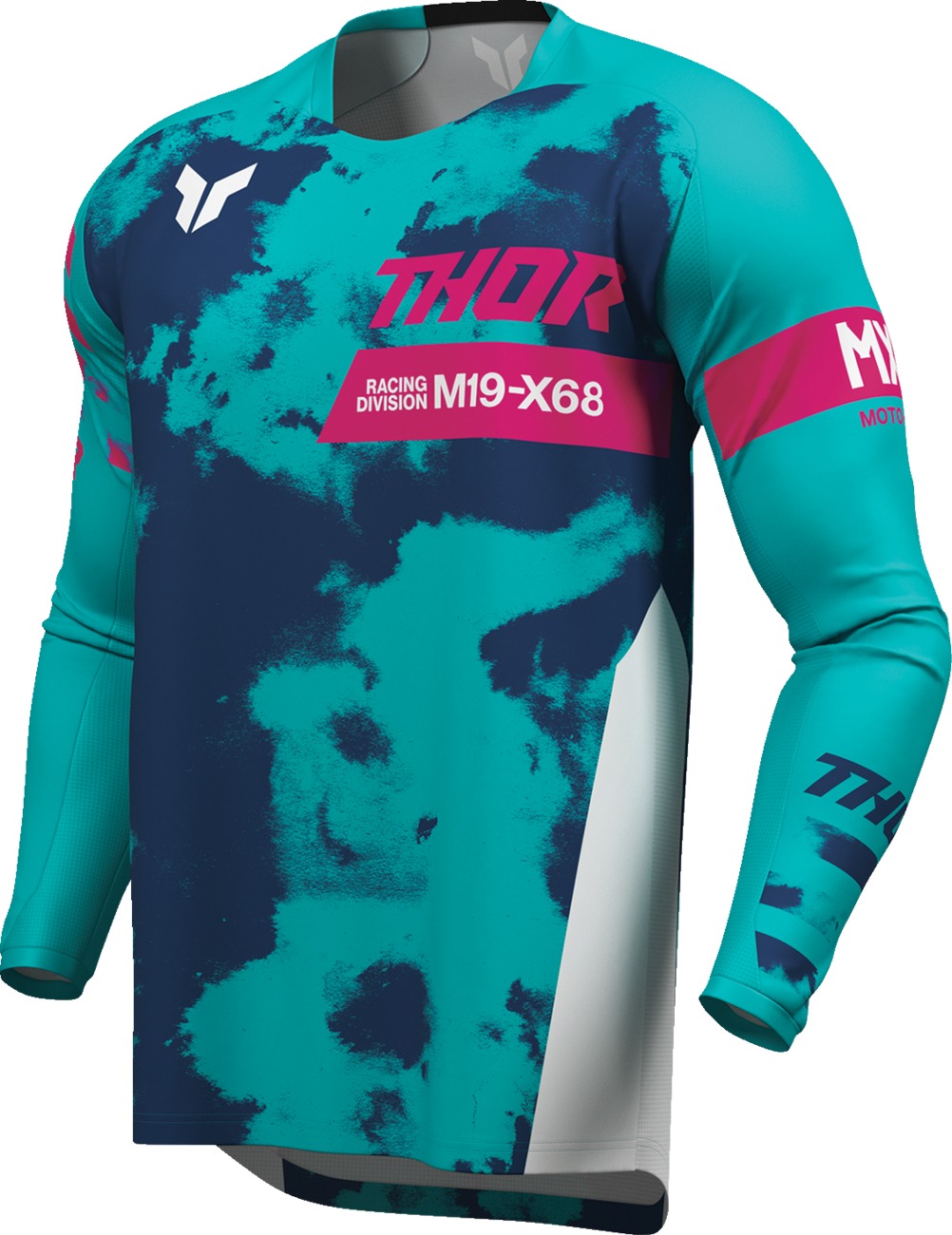 Adult - Thor Launchmode Bleach Jersey - White/Aqua