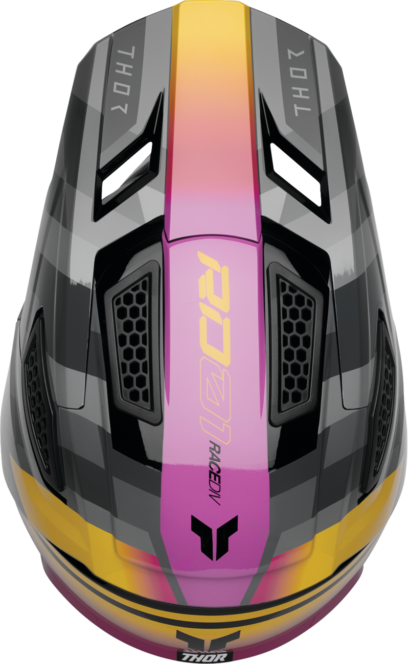 Adult - Thor Fleet Camber Helmet - Black/Magenta