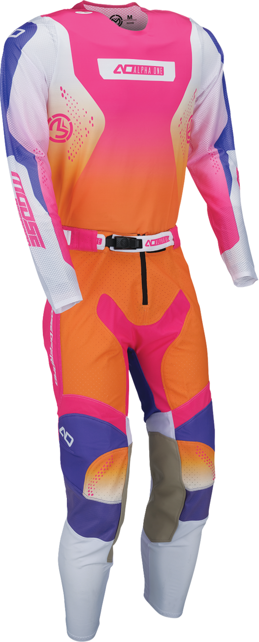 Adult - Moose Alpha One Jersey - Orange/Purple