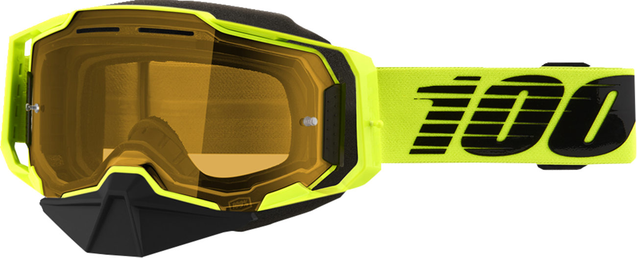 100% Armega Snow Goggle - Nuclear Citrus