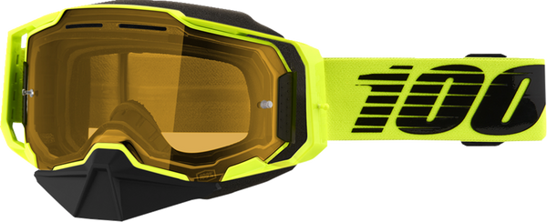 100% Armega Snow Goggle - Nuclear Citrus