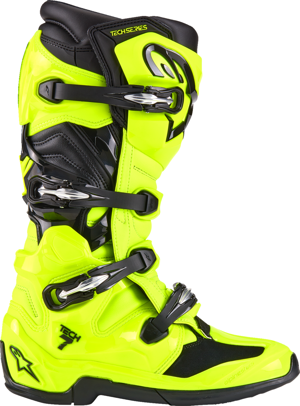 Adult - Alpinestars Tech 7 Boots - Fluorescent Yellow/Black