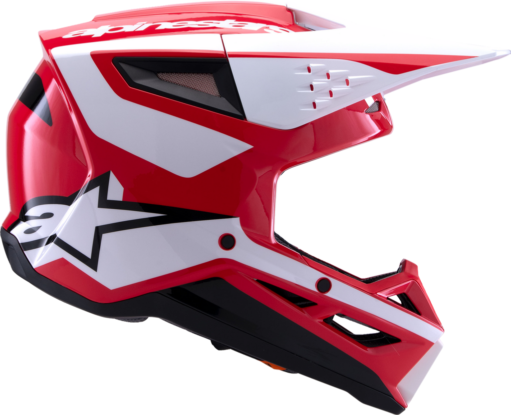 Adult - Alpinestars SM3 Heat Helmet - Gloss Red/White/Black
