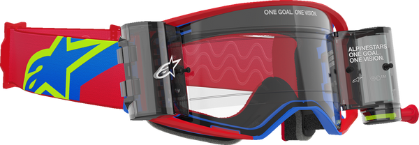 Alpinestars Supertech Roll-Off Goggle - Corp - Red/Blue