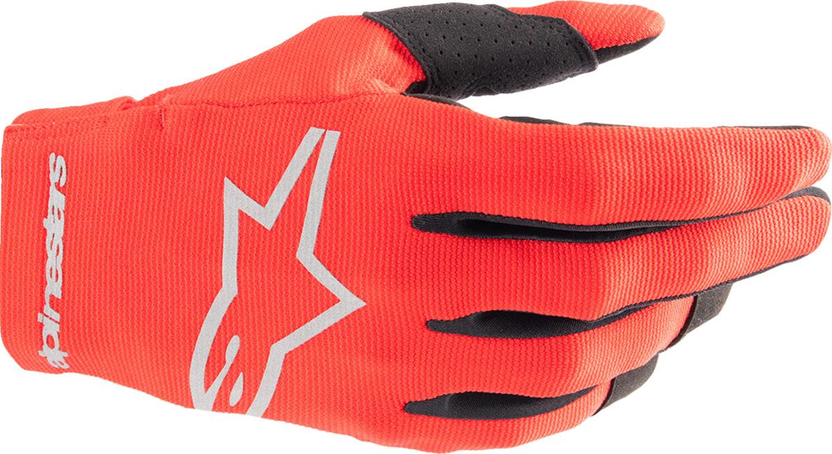 Youth - Alpinestars Radar Gloves - Mars Red/Silver