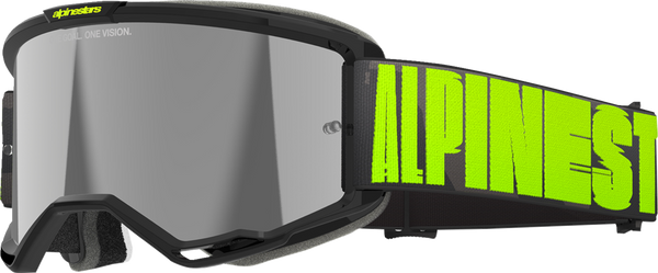 Alpinestars Vision 5 Goggle - Hollow - Charcoal/Yellow Fluo