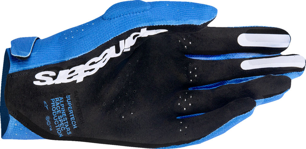 Adult - Alpinestars Supertech MX Gloves - UCLA Blue/Deep Blue/White