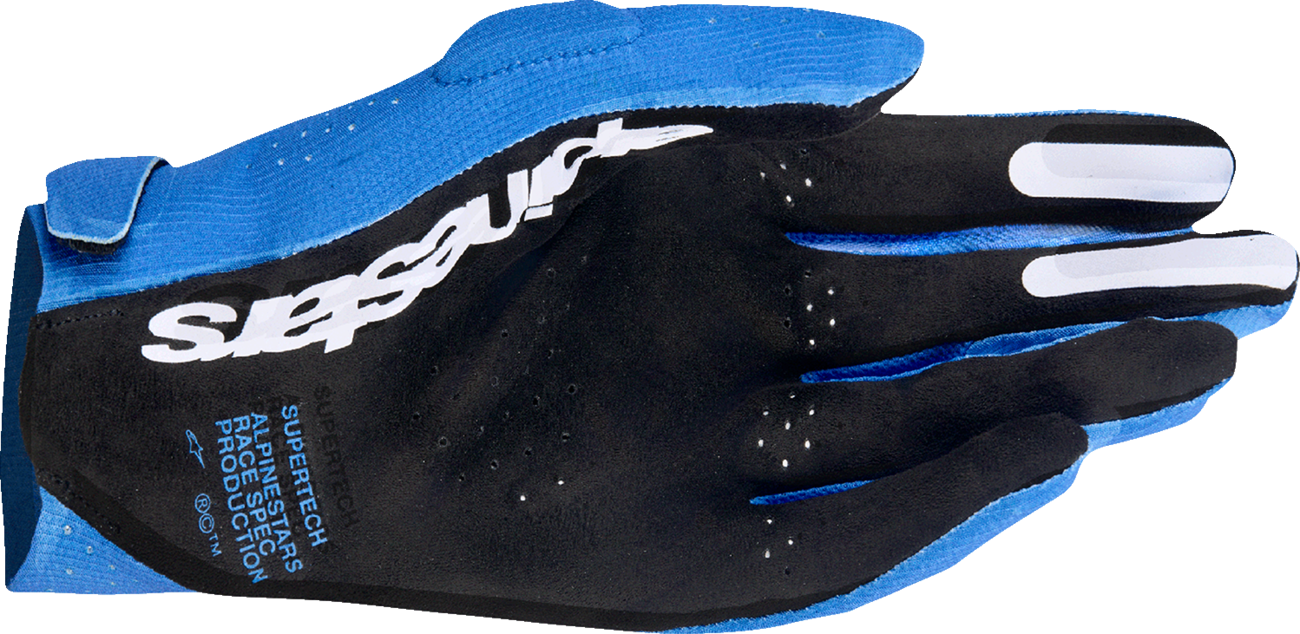 Adult - Alpinestars Supertech MX Gloves - UCLA Blue/Deep Blue/White