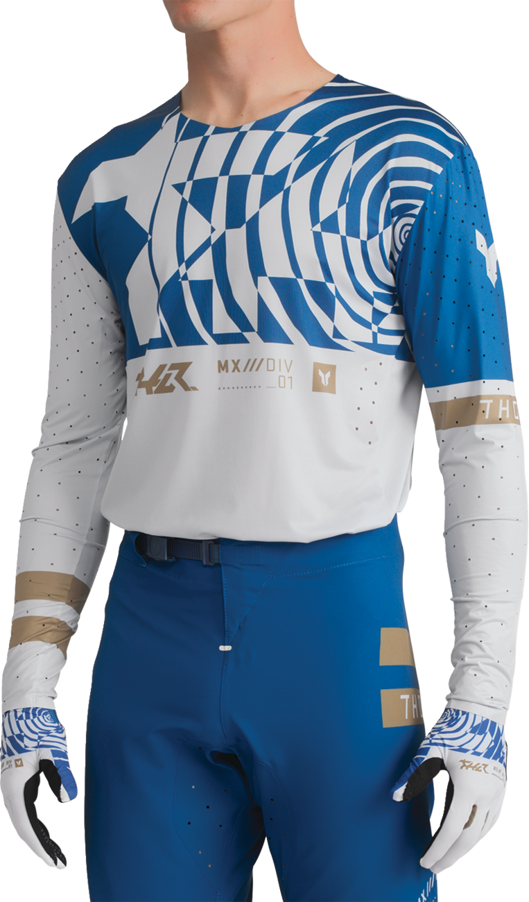 Adult - Thor Sportmode Mind Control Jersey - Light Gray/Blue
